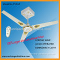 Rechargeable AC & DC Ceiling Fan w/ Emergency Light & Remote,36",42",48",56",60",64"